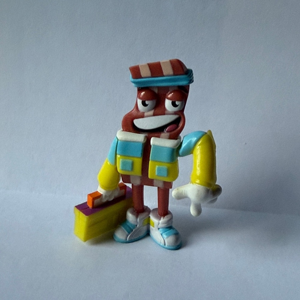 Derpy Bacon 2.5” PVC Figure